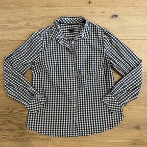 Talbots Gingham Check Plaid Button Down Shirt